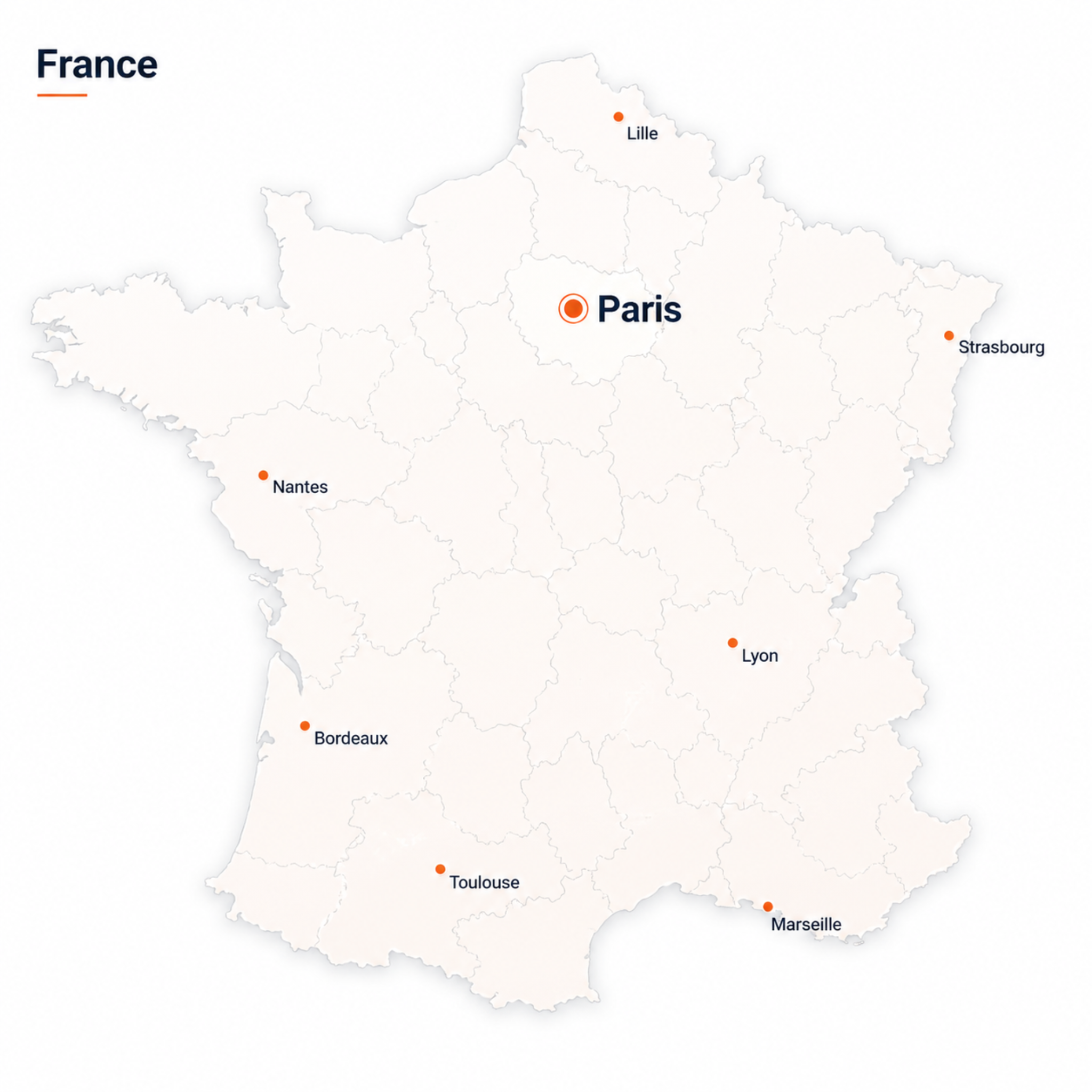 Interventions en France selon projet